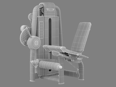 Technogym Selection 700 - Leg Extension 3D Model
