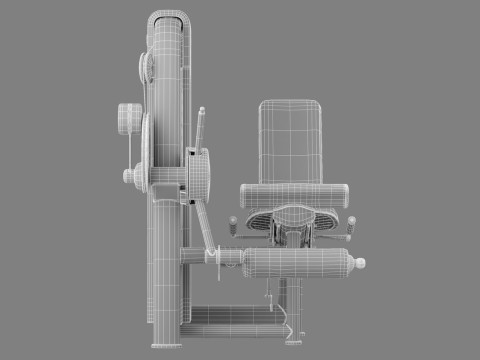 Technogym Selection 700 - Leg Extension 3D Model