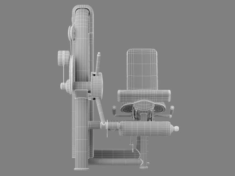 Technogym Selection 700 - Leg Extension 3D Model