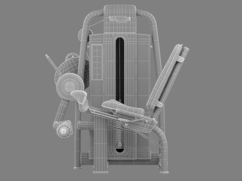 Technogym Selection 700 - Leg Extension 3D Model