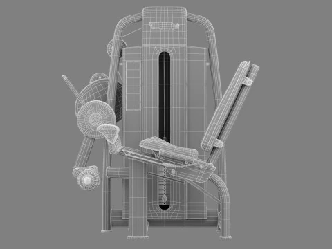 Technogym Selection 700 - Leg Extension 3D Model