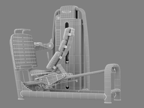 Technogym Selection 700 - Leg Press 3D Model