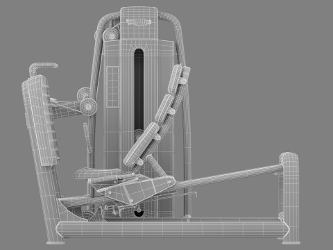 Technogym Selection 700 - Leg Press 3D Model