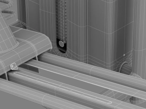 Technogym Selection 700 - Leg Press 3D Model