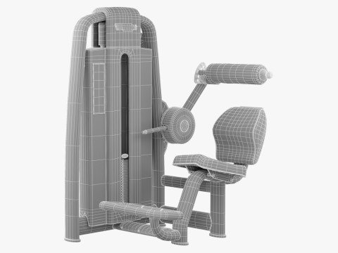 Technogym Selection 700 - Lower Back 3D मॉडल