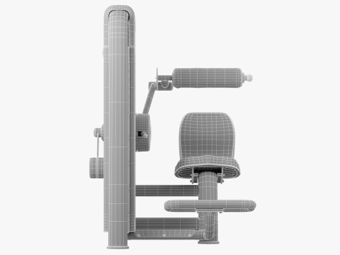 Technogym Selection 700 - Lower Back 3D मॉडल