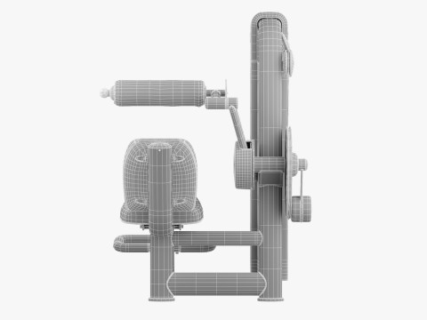 Technogym Selection 700 - Lower Back 3D मॉडल