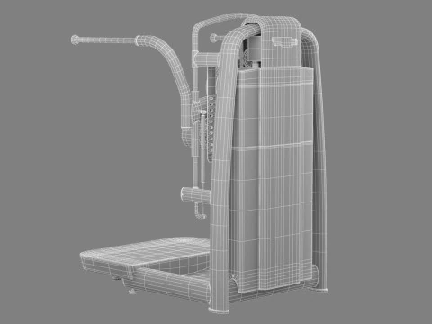 Technogym Selection 700 - Multi Hip 3D Model
