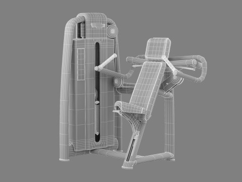 Technogym Selection 700 - Shoulder 3D Модель