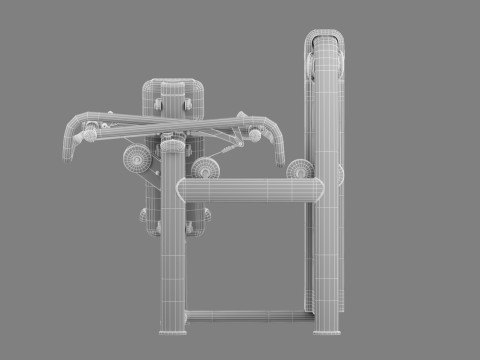 Technogym Selection 700 - Shoulder 3D Модель