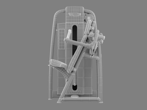 Technogym Selection 700 - Shoulder 3D Модель