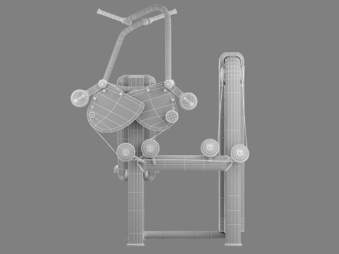 Technogym Selection 700 - Vertical Traction 3D Model