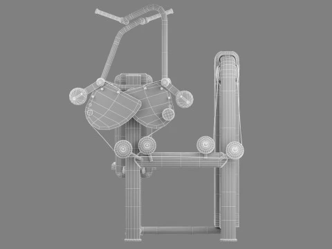 Technogym Selection 700 - Vertical Traction 3D Model
