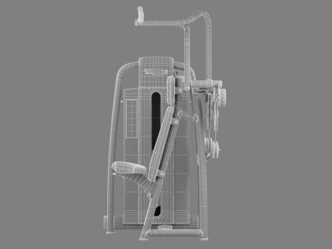 Technogym Selection 700 - Vertical Traction 3D Model