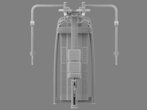 Technogym Selection 700 - Dual Pectoral Reverse Fly 3D Model