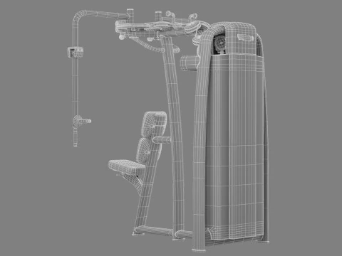 Technogym Selection 700 - Dual Pectoral Reverse Fly 3D Model