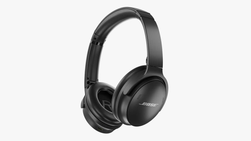 Headphone Bose Quiet Comfort 45 Black Modelo 3D .c4d .max .obj .3ds .fbx .stl .blend 