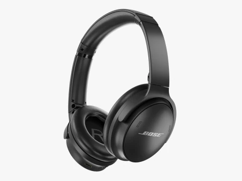 Fone de ouvido Bose Quiet Comfort 45 Preto Modelo 3D