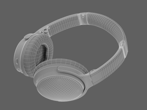 Headphone Bose Quiet Comfort 45 Black Modelo 3D