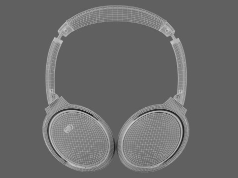 Headphone Bose Quiet Comfort 45 Black Modelo 3D