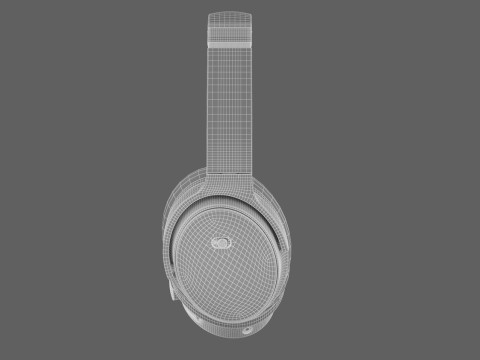Headphone Bose Quiet Comfort 45 Black Modelo 3D