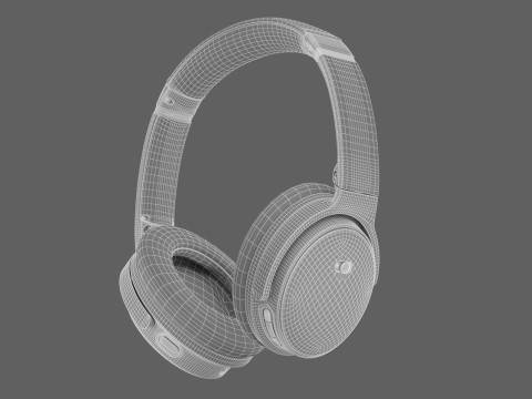 Headphone Bose Quiet Comfort 45 Black Modelo 3D
