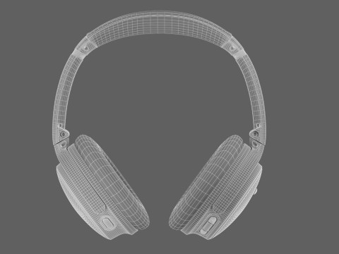 Headphone Bose Quiet Comfort 45 Black Modelo 3D