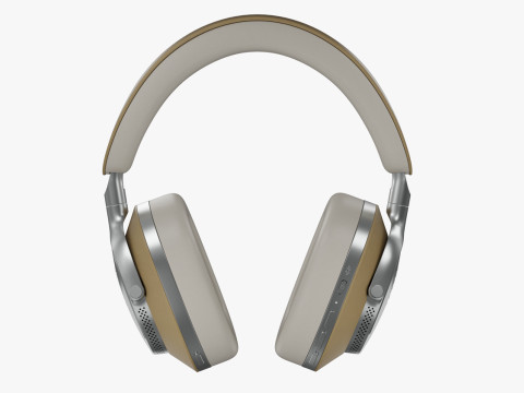 Headphone BowerWilkins Px8 Tan Leather Model 3D