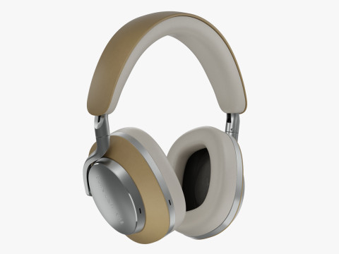 Headphone BowerWilkins Px8 Tan Leather Model 3D