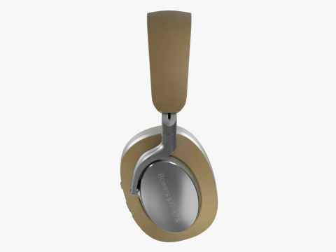 Headphone BowerWilkins Px8 Tan Leather Model 3D