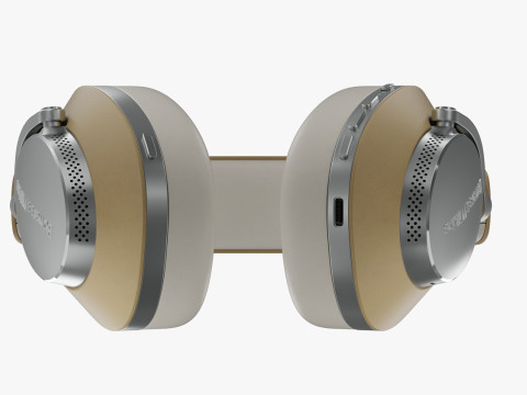 Headphone BowerWilkins Px8 Tan Leather Model 3D