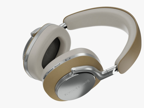 Headphone BowerWilkins Px8 Tan Leather Model 3D