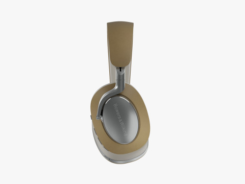 Headphone BowerWilkins Px8 Tan Leather Model 3D