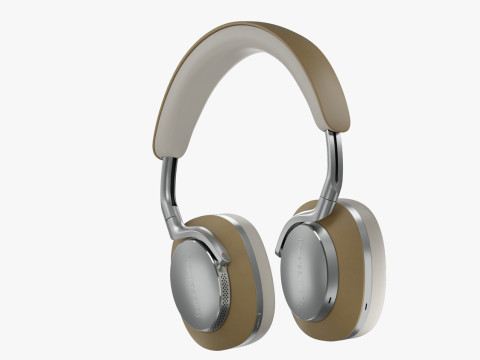 Headphone BowerWilkins Px8 Tan Leather Model 3D