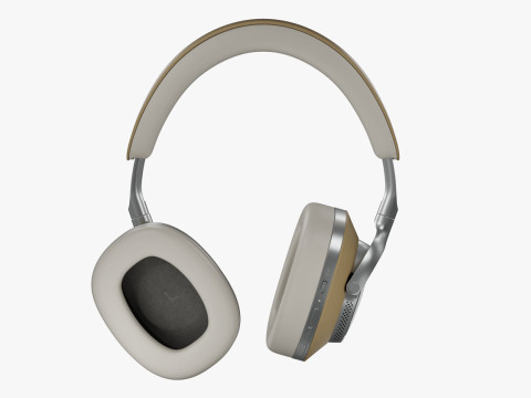 Headphone BowerWilkins Px8 Tan Leather Model 3D