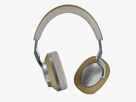 Headphone BowerWilkins Px8 Tan Leather Model 3D