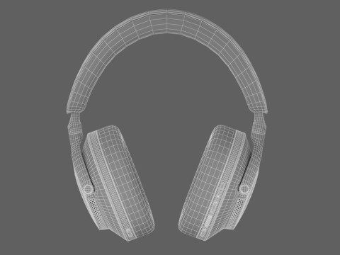 Headphone BowerWilkins Px8 Tan Leather Model 3D