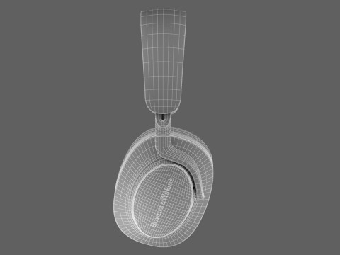 Headphone BowerWilkins Px8 Tan Leather Model 3D