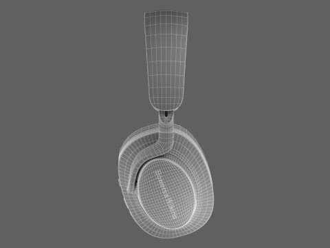 Headphone BowerWilkins Px8 Tan Leather Model 3D
