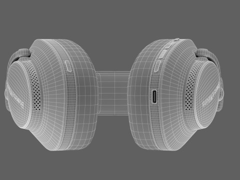 Headphone BowerWilkins Px8 Tan Leather Model 3D