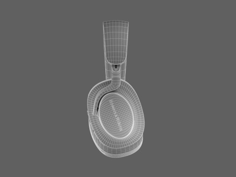 Headphone BowerWilkins Px8 Tan Leather Model 3D