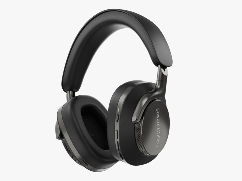 Headphone BowerWilkins Px8 Black Leather 3D 모델