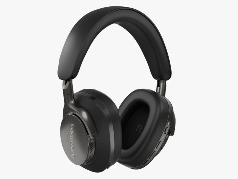 Headphone BowerWilkins Px8 Black Leather Modèle 3D