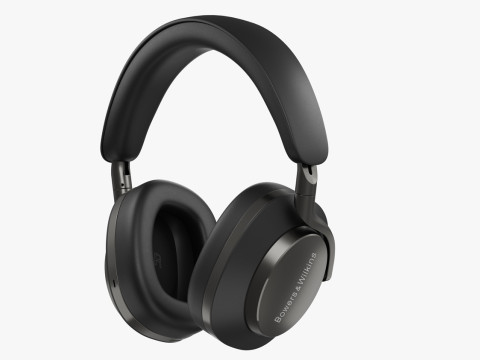 Headphone BowerWilkins Px8 Black Leather Modèle 3D