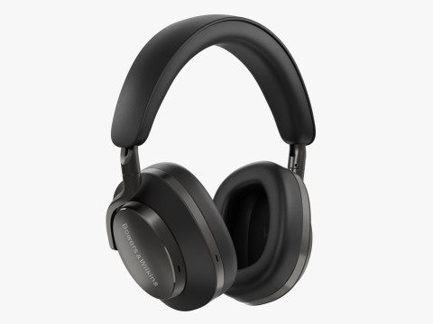 Headphone BowerWilkins Px8 Black Leather Modèle 3D