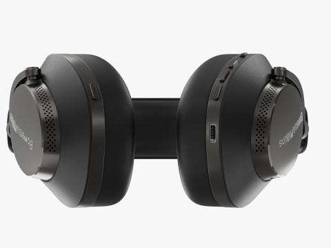 Headphone BowerWilkins Px8 Black Leather Modèle 3D