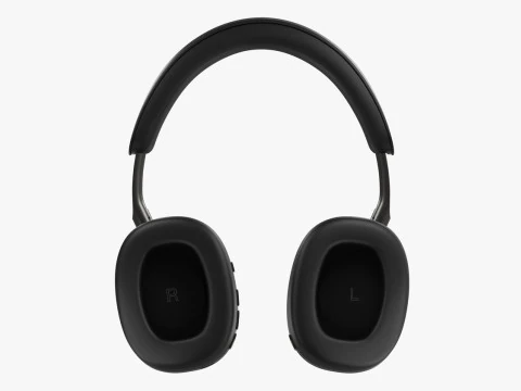 Headphone BowerWilkins Px8 Black Leather 3D Model