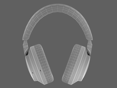 Headphone BowerWilkins Px8 Black Leather Modèle 3D