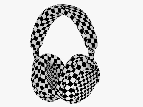 Headphone BowerWilkins Px8 Black Leather 3D Model