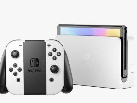 Nintendo Switch OLED Set 3D मॉडल